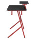 ΓΡΑΦΕΙΟ GAMING ΜΑΥΡΟ ΜΕ ΚΟΚΚΙΝΟ ΣΚΕΛΕΤΟ HM8775 95x50x88Υ εκ.