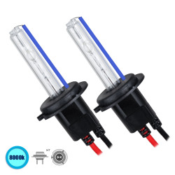 GloboStar® 84014 H7 ΣΕΤ 2 x Λάμπες Βασικού Φωτισμού Αυτοκινήτου & Μοτοσυκλέτας Xenon HID 70W 6400lm IP20 Ψυχρό Λευκό 8000K