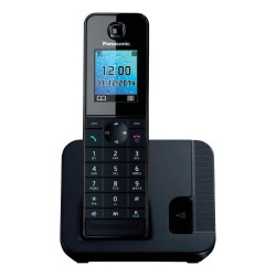 Ασύρματο Ψηφιακό Τηλέφωνο Panasonic KX-TGH210GRB Μαύρο με Ανοιχτή Ακρόαση και Έγχρωμη Οθόνη