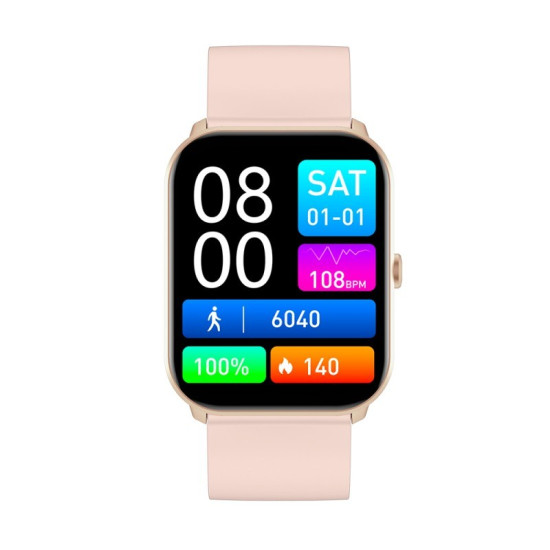 Maxcom Smartwatch Fit FW36 Aurum SE 220mAh Χρυσαφί Silicon Band