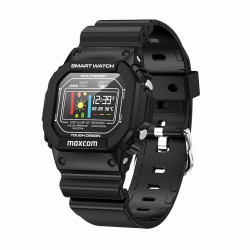 Maxcom Smartwatch FitGo FW22 Classic IP68 Μαύρο Silicon Band