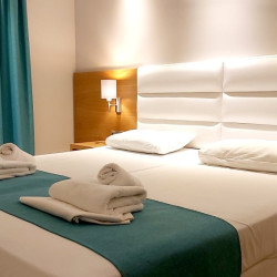 Τραβέρσα-Ράνερ Κρεβατιού Ξενοδοχείου IB Line 50x250 416 (Γκρί+Μπεζ Ανοιχτό) - Ελληνικό Προϊόν (Πυκνή Ψαθωτή Υφή)