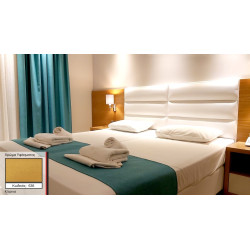 Τραβέρσα-Ράνερ Κρεβατιού Ξενοδοχείου IB Line 50x200 636 (Κίτρινο) - Ελληνικό Προϊόν (Πυκνή Ψαθωτή Υφή)