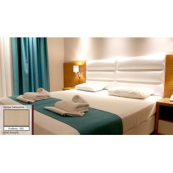 Τραβέρσα-Ράνερ Κρεβατιού Ξενοδοχείου IB Line 50x160 RNR-642 (Μπεζ Κλασικό) - Ελληνικό Προϊόν (Πυκνή Ψαθωτή Υφή)