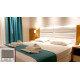 Τραβέρσα-Ράνερ Κρεβατιού Ξενοδοχείου IB Line 50x160 643 (Γκρί+Μπεζ Σκούρο) - Ελληνικό Προϊόν (Πυκνή Ψαθωτή Υφή)